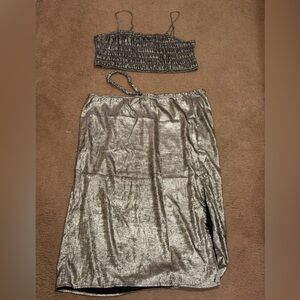 Future Collective XXL two piece metallic set